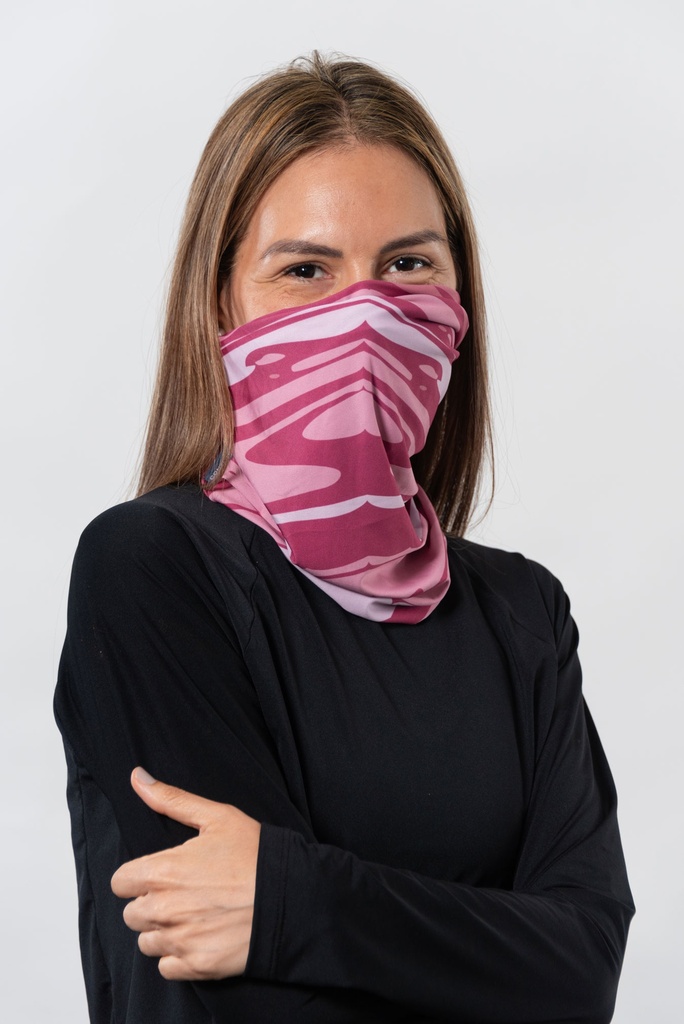 Cuello Marea Rosa Microfibra