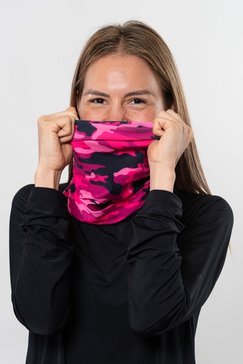 [1699536414123] Cuello Camuflado Fucsia Microfibra