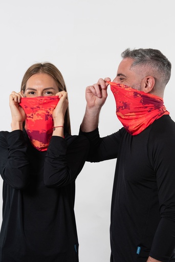 [1699557025490] Cuello Destroy Rojo Microfibra