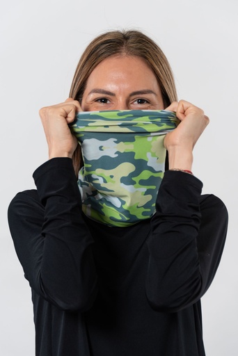 [1699545016448] Cuello Camuflado Oliva Microfibra